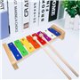 Xylophone Bois Instrument de Musique pour Bebe Enfant Adulte Glockenspiel Avec Maillet en Bois Jouets Musicaux 8 Clés Education
