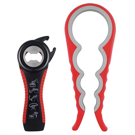 Fousenuk 2 pièces Ouvre Bocal Manuel