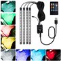 Baxcdyswe 4 Pièces LED Voiture Interieur