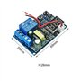 Module de relais 1 canal, AC 220 V Trigger Retard Cycle Relais temporisé Module de commande d'interrupteur réglable avec afficha