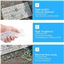 HBYMYDA 221 Pièces Moulle Resine Epoxy DIY Kit de Moule en Résine Alphabet Silicone Moules Alphabets en Résine pour Bricolage Bi
