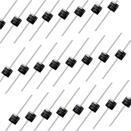 Schottky Lot de 50 diodes axiales 30 A 50 V 30 SQ050 pour panneau solaire parallèle de protection diodes en silicium diode barri