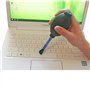 Souffleur Air Comprimé,2 Pcs Nettoyeur de Clavier Collecteur de Poussière Ventilateur en Caoutchouc Nettoyage D'objectif Caméra