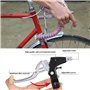 Heting-YQ 1Paire Levier de Frein de Vélo, Alliage d'Aluminium Universel Poignées de Vélo, Leviers de Frein d'embrayage pour Guid