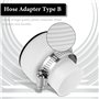 Kit de conversion d'adaptateurs de tuyau de type B 25009 10722 compatible avec les adaptateurs de tuyau de type B INTEX - pour p