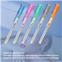 SOTICA Aiguilles Piercing 5PCS Catheter Piercing 16G Aiguille de Piercing Nez Oreille IV Aiguilles de Cathéter Piercing Outils d