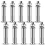 cersaty® 10 Pièces M8*60mm vis d'expansion 304 inoxydable Cheville à béton Lourd Devoir DIY Matériel Outils pour la Construction