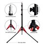 FOSOTO Trépied de lumière pliable,Hauteur maximale : 192 cm,Support compact et léger en aluminium avec vis filetée 1/4",Trépied 