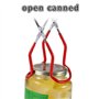 2 Pièces Lève Bocal bocaux Pinces Verre Levage bocaux Pince Pot Conserves Inoxydable bocauxs Lève Pinces pour la taille des levi