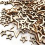 Copeaux de Bois en Forme d'Étoile - Embellissements pour Soirée