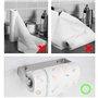 Support pour Porte Papier Cuisine Essuie Tout en Acier Inoxydable Derouleur Essuie Tout Distributeur Sopalin Dérouleur Essuie To