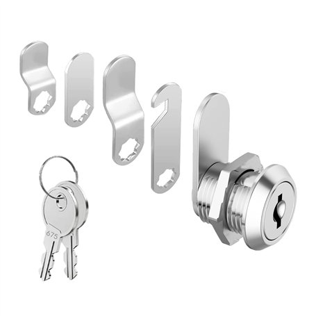 zoerbufan 16mm Serrure de Sécurité de Came D'armoire pour Boîte Aux Lettres/à Outils