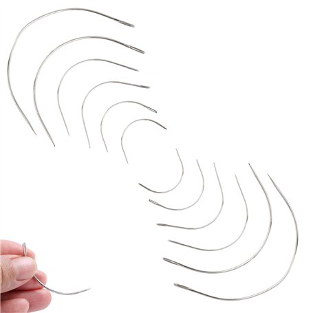 12 Pièces Aiguilles Courbé Outils