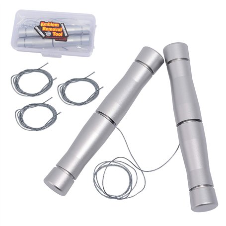 Ehdis Décapant d'emblème d'autocollant de Logo de Voiture - Ligne PE et poignées en Aluminium