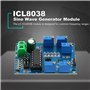 Youmile Module générateur de signaux ICL8038 Source de signal moyenne basse fréquence 10Hz-450KHz Onde sinusoïdale Onde triangul