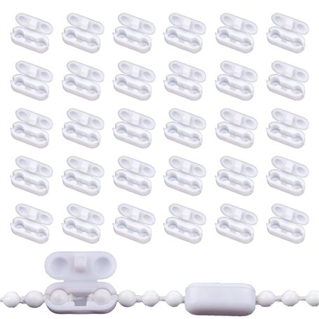 TRKETK 30 Pièces Connecteurs de Chaîne de Store Enrouleur