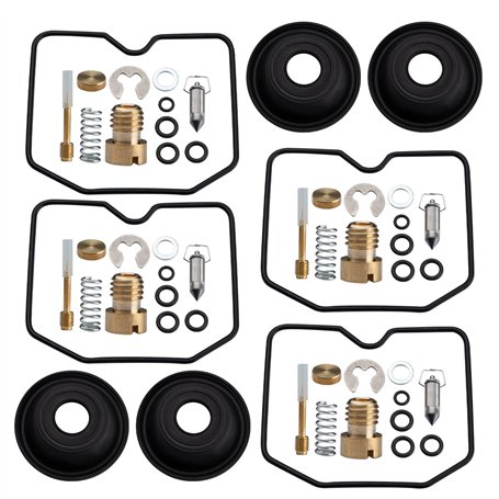 KASturbo Kit de réparation de carburateur avec joint pour Suzuki Bandit GSF 600 GSF600S 1996-2004 4 Set