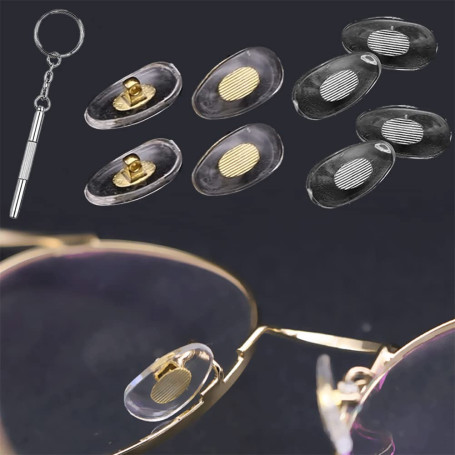 Plaquettes de nez de lunettes à noyau de cuivre amélioré