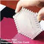25-3000um Peigne à Film Humide Hexagonal Jauge D'épaisseur de Film Humide Jauge D'paisseur de Film Humide en Acier Inoxydable av