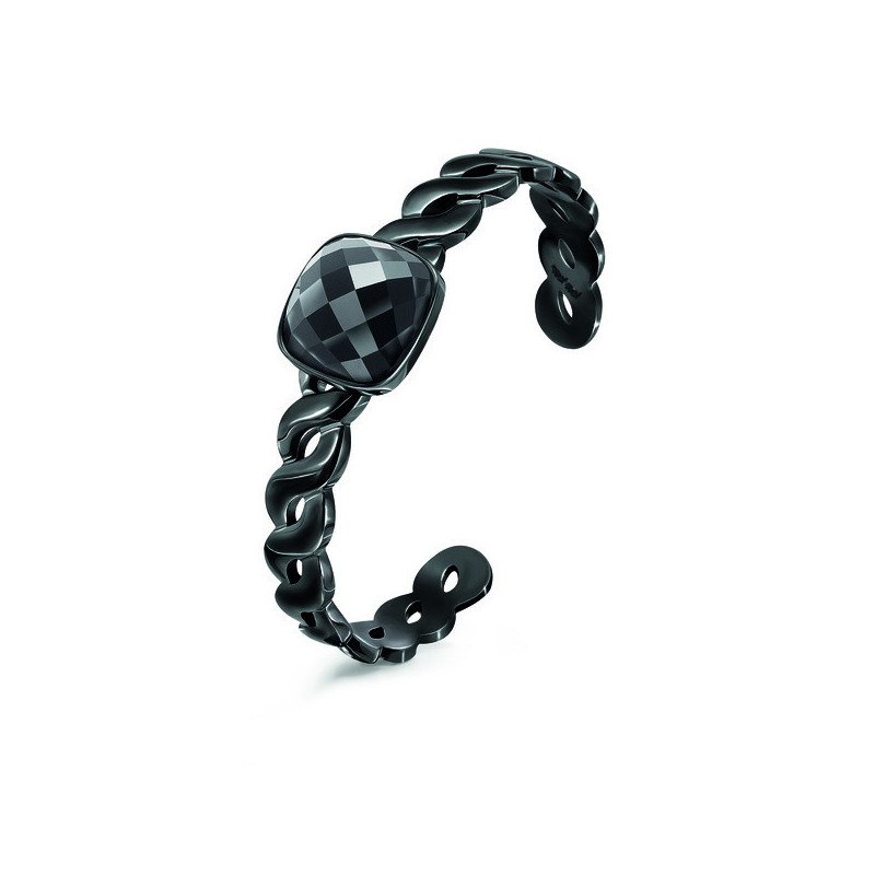 Bracelet Folli Follie 3B15T013KK Noir (17 cm)