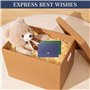 60 Pièces Mini Enveloppes Colorées Enveloppe Cartes Cadeaux Petite Enveloppe avec Fermeture Coeur Enveloppe Kraft pour Lnvitatio