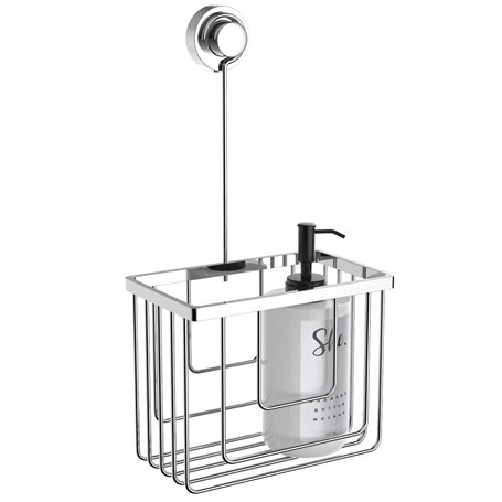 Panier de douche sans perçage avec grand crochet | Panier de douche suspendu au-dessus du raccord de douche