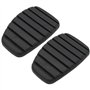 BIAREN Lot de 2 plaquettes de pédale de frein et d'embrayage en caoutchouc pour Renault Clio Megane Kangoo Laguna Modus Espace T
