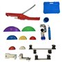 INREPRO Cintreuse Tuyaux à Cliquet 7 Matrices Outil Cintrage 6-22 mm à 90 Angles Machine à Cintrer Les Tuyaux pour Cintrer des T