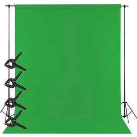 WIYETY 300 x 300 cm Fond d'écran vert : fond mural lavable, fond d'écran vert pour la photographie, la vidéo et la télévision, a WIYETY 300 x 300 cm Fond d'écran vert : fond mural lavable