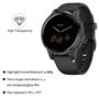 Youniker Lot de 6 films de protection d'écran pour montre connectée Garmin Vivoactive 4 GPS - Transparents - Anti-rayures - Anti