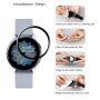 YIFNTANG [4 Pièces] Protection D'écran pour Samsung Galaxy Watch Active 2 (40mm),Anti Rayures,HD Clair,3D Incurvé Couverture Com