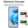 Vuciya Lot de 3 Verre Trempé Compatible avec Xiaomi Redmi Note 12 Pro 5G Anti-Espion Protection Écran 9H Dureté Vitre Film Résis