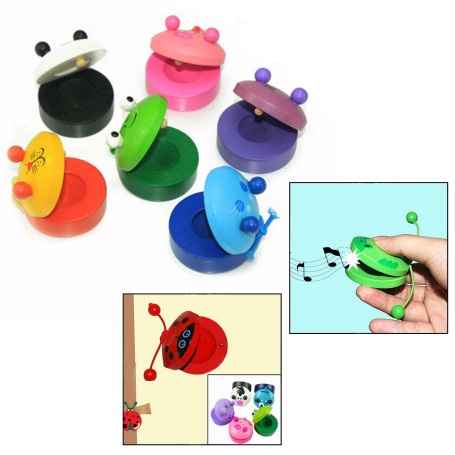 OFKPO 6 pcs Castagnettes Musicales d'animaux