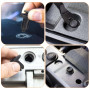 Miiepls Lot de 725 clips de fixation de voiture en plastique avec outils, serre-câbles et coussin éponge pour une application un