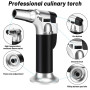 Chalumeau De Cuisine Chalumeau De Cuisine Professionnel Ajustable Petit Chalumeau Convient Pour La Cuisine, Les PâTisseries, Les