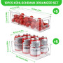 Lot De 10 Organisateur Frigo Transparent