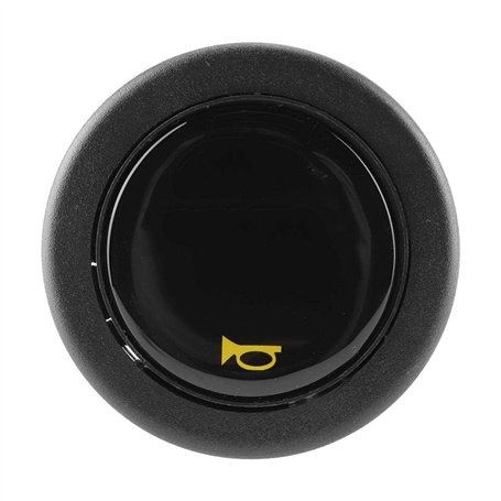 Fydun Voiture Klaxon Universelle Modifiée Bouton Avertisseur de Volant Noir