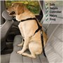 elloLife Ceinture Chien Voiture,【2 Pièces】 Harnais Universel, Ceinture de Sécurité Indéchirable Durable Réglable 50-90cm pour To