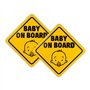 Bébé à Bord Signe Magnétique Panneaux