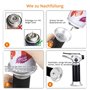 Sondiko Chalumeau de cuisine rechargeable avec serrure de sécurité, brûleur à gaz butane réglable, idéal pour la crème brûlée, l