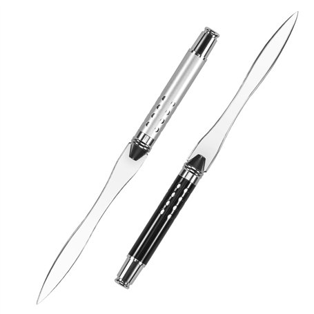 Szaboviktoria 2 Pièces Coupe Papier Argent Et Noir