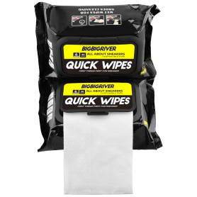 Bigbigriver Lot de 2 lingettes nettoyantes pour chaussures de sport 60 lingettes de voyage portables pour enlever la saleté et l