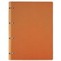 Cahier ligné A4 Executive Origaniser rechargeable avec couverture en cuir
