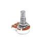 Alnicov Potentiomètres pour guitare mini Pot B500K Contrôle audio volume ton arbre divisé long pour basse électrique