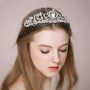 MIVAIUN Tiara Cristal Couronne Diadème Avec Strass Diadème de Princesse en Strass Peigne Couronne de la Mariée Pour Mariages Bal