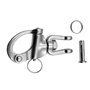 Bssowe 2 Pièces Mousqueton Pivotant à Emerillon, Mousqueton pivotant INOX Accessoires, Mousqueton Pivotant à Emerillon, Manille