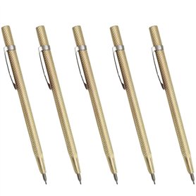 Stylo Gravure Pointe, 5 Pièces Métal Stylo Graveur, Stylo Gravure Portable, Stylo Gravure Scriber, Multifonction Stylo Graveur,  Stylo Gravure Pointe