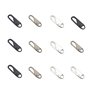12 pièces tirettes de réparation fermeture attache fermeture eclair rapide amovible languette de réparation pour zipper