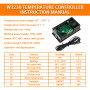 HUAREW W3230 AC 110V-220V 20A Régulateur de température numérique, Interrupteur de Commande de Thermostat à Affichage numérique