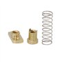 Lot de 2 écrous à ressort CR10 à axe Z T8 anti-retour en laiton pour éliminer les écarts, pour mise à niveau d’imprimantes 3D, E
